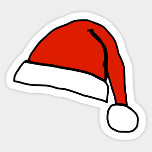 Winter Hats Red Graphic Sticker